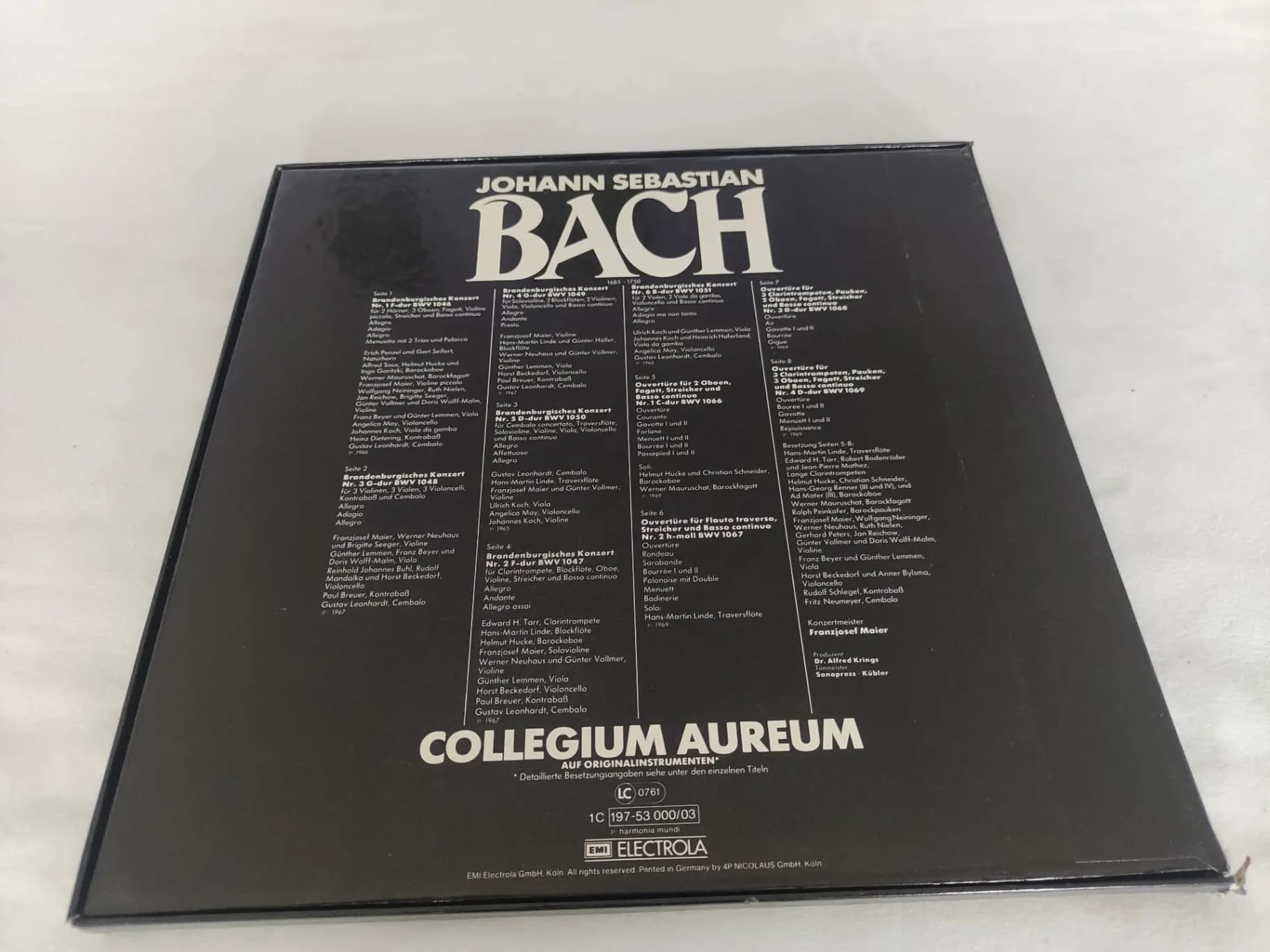 Główne zdjęcie - Bach, Collegium Aureum - Brandenburgische Konzerte 1-6, Ouvertüren 1-4