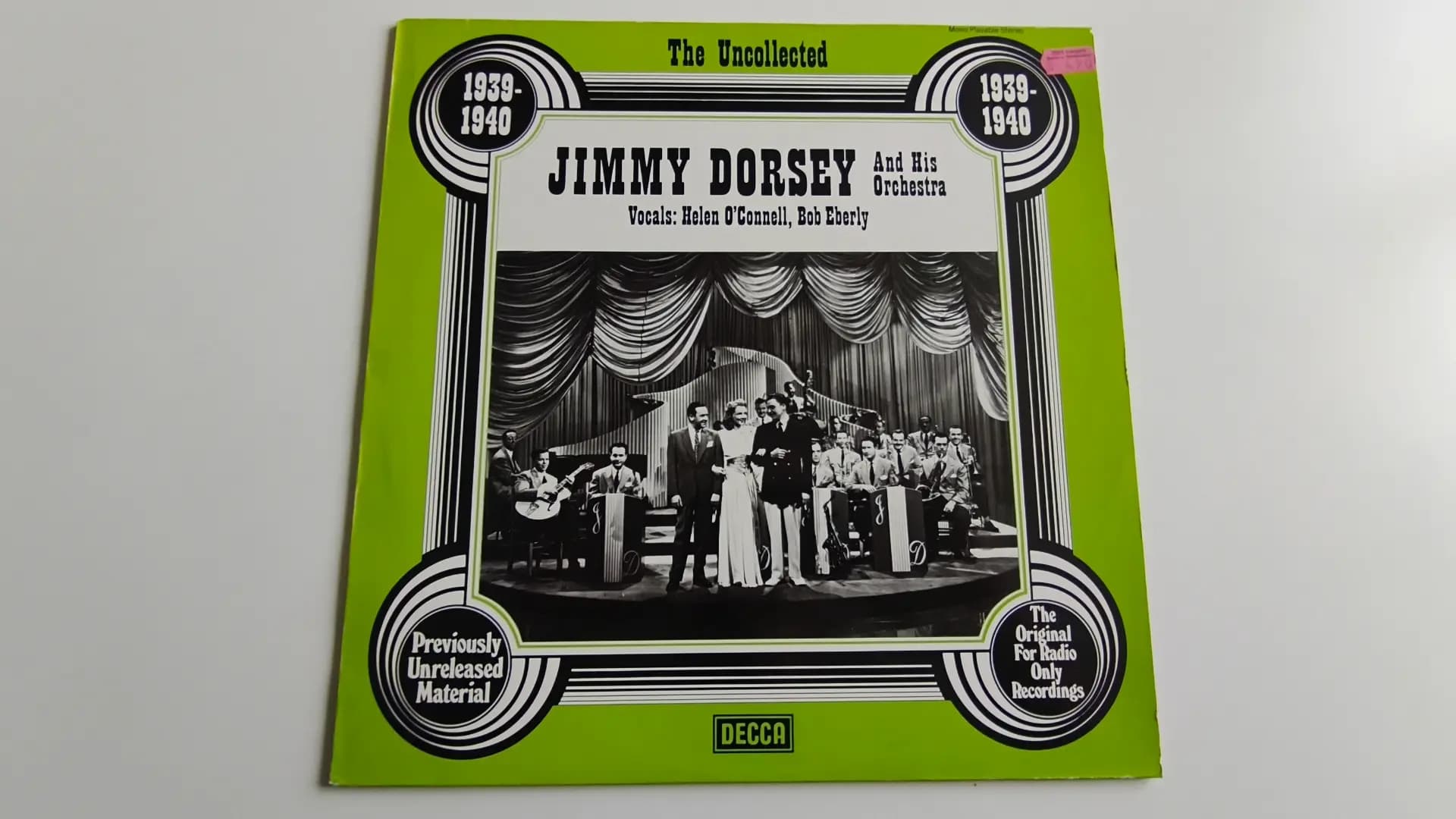 Główne zdjęcie - Jimmy Dorsey And His Orchestra - The Uncollected Jimmy Dorsey, 1939-1940