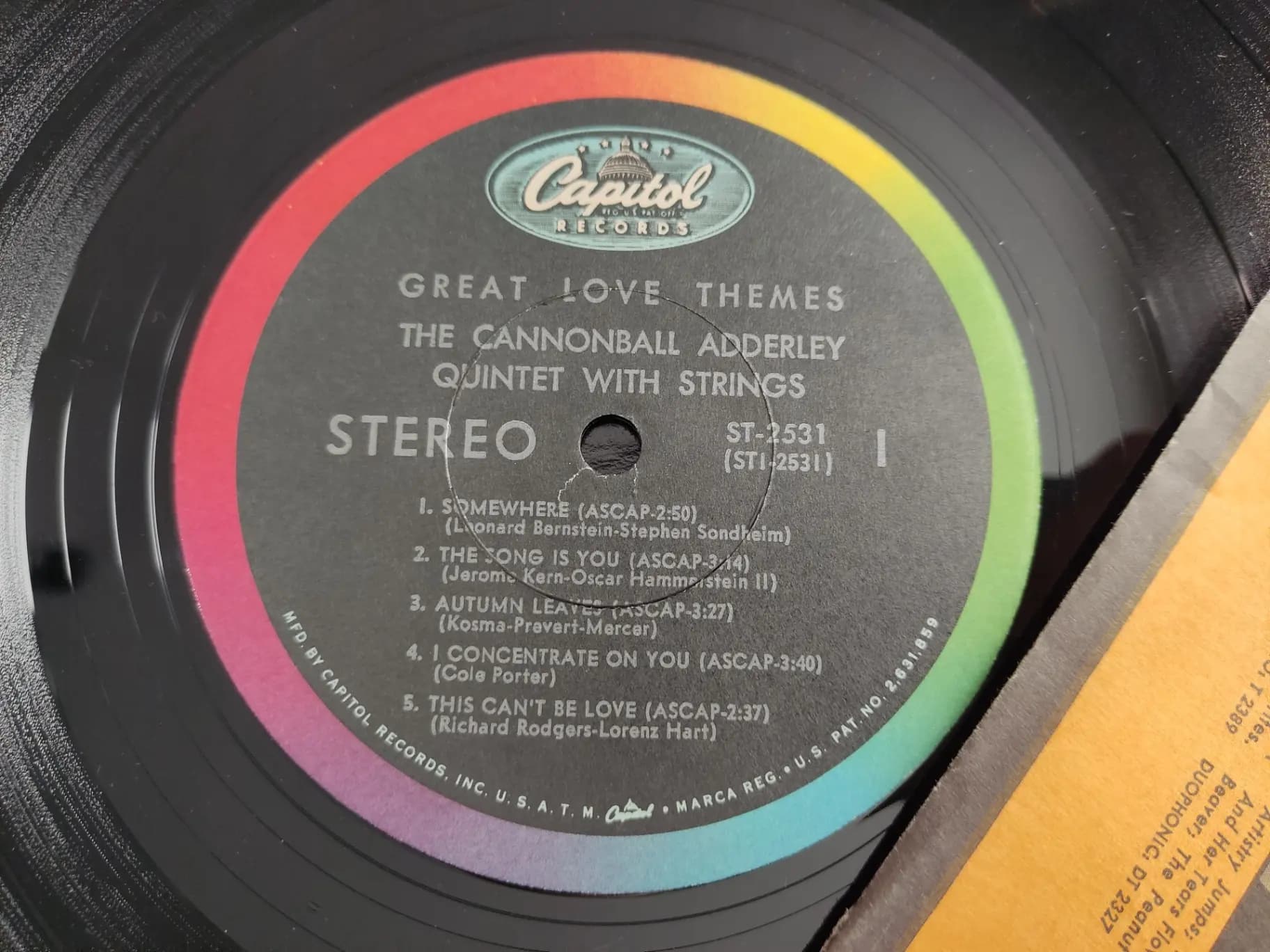 Główne zdjęcie - The Cannonball Adderley Quintet - Great Love Themes