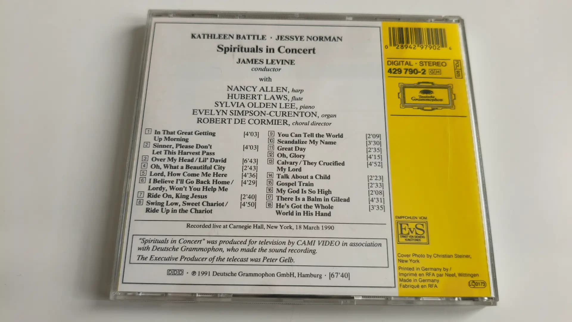 Główne zdjęcie - Battle, Levine - Spirituals In Concert