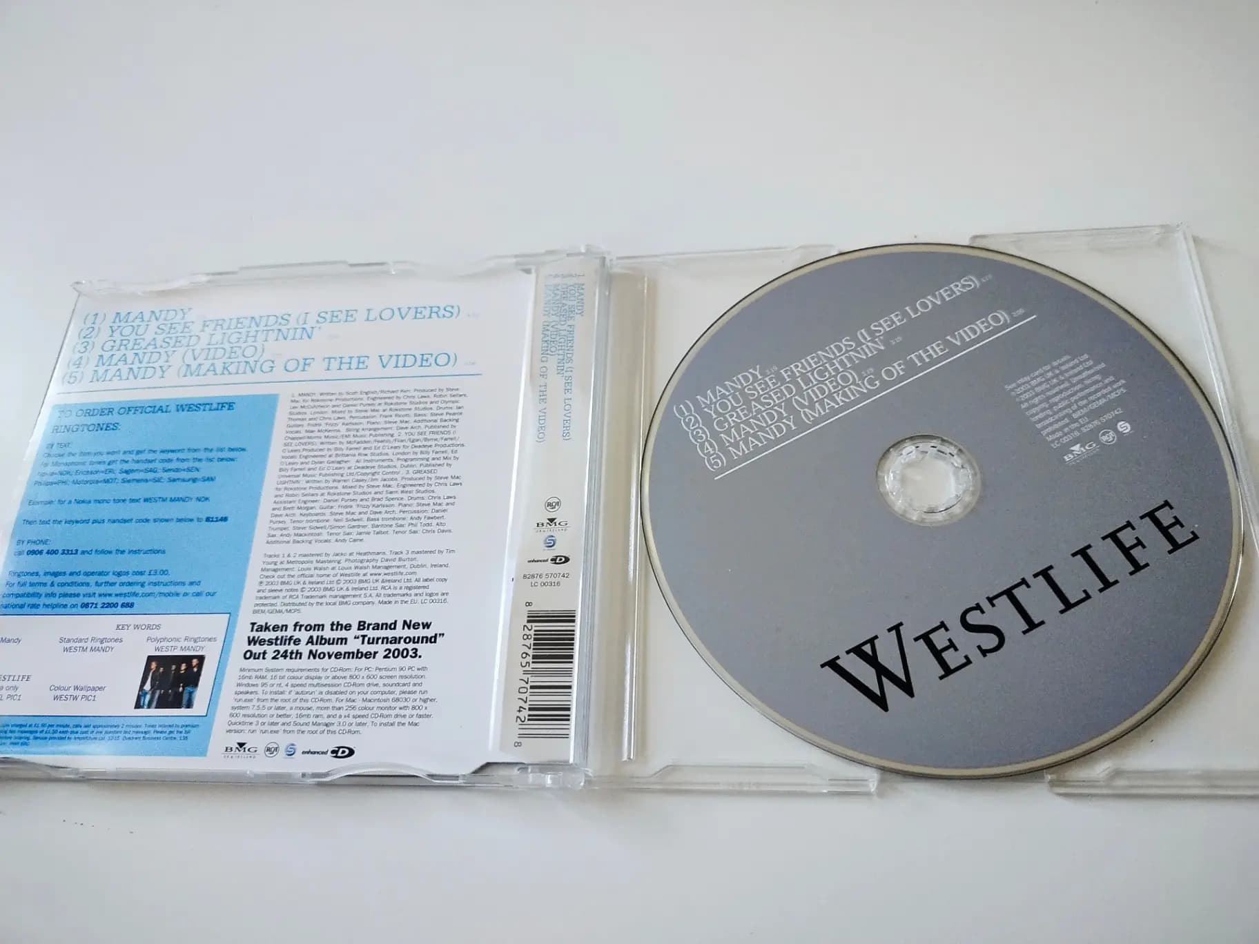 Główne zdjęcie - Westlife - Mandy