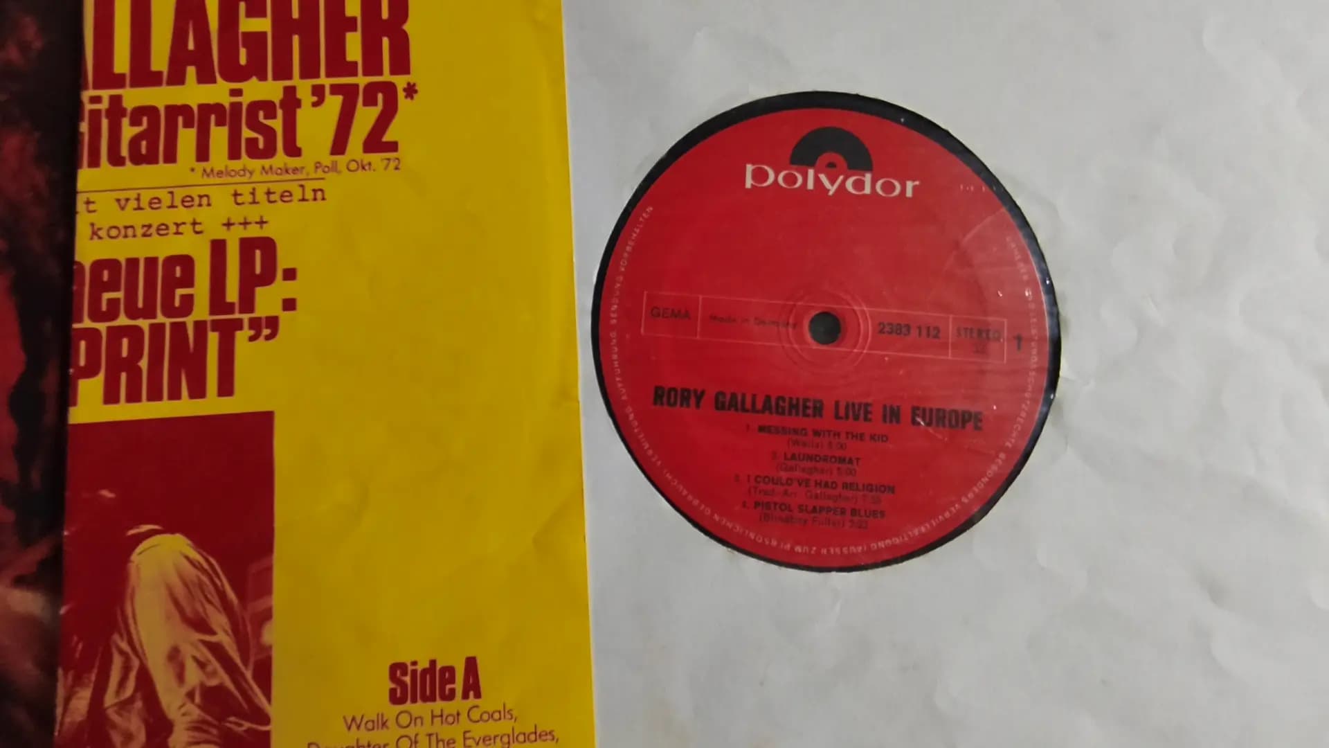 Główne zdjęcie - Rory Gallagher - Live! In Europe