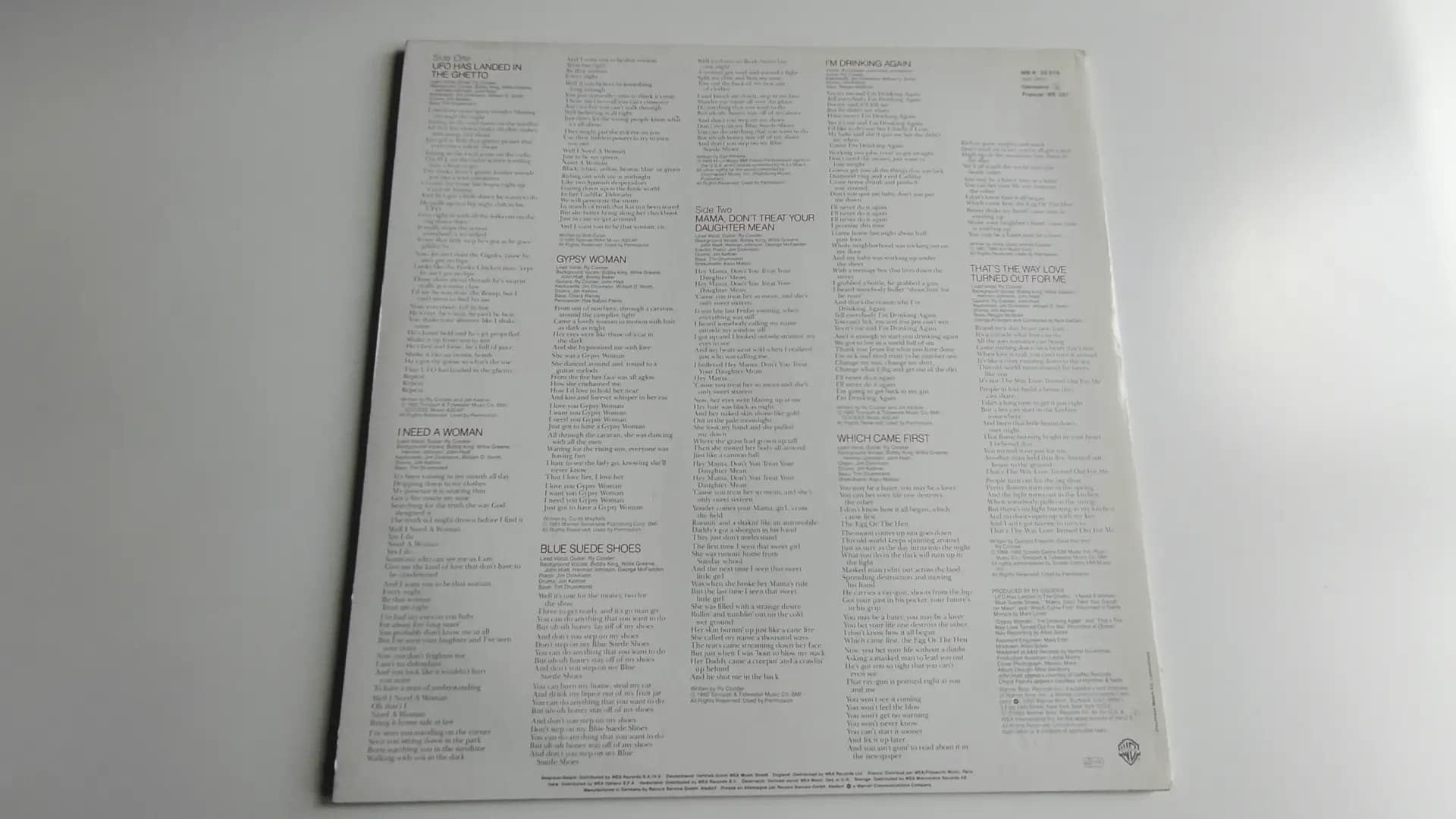 Główne zdjęcie - Ry Cooder - The Slide Area