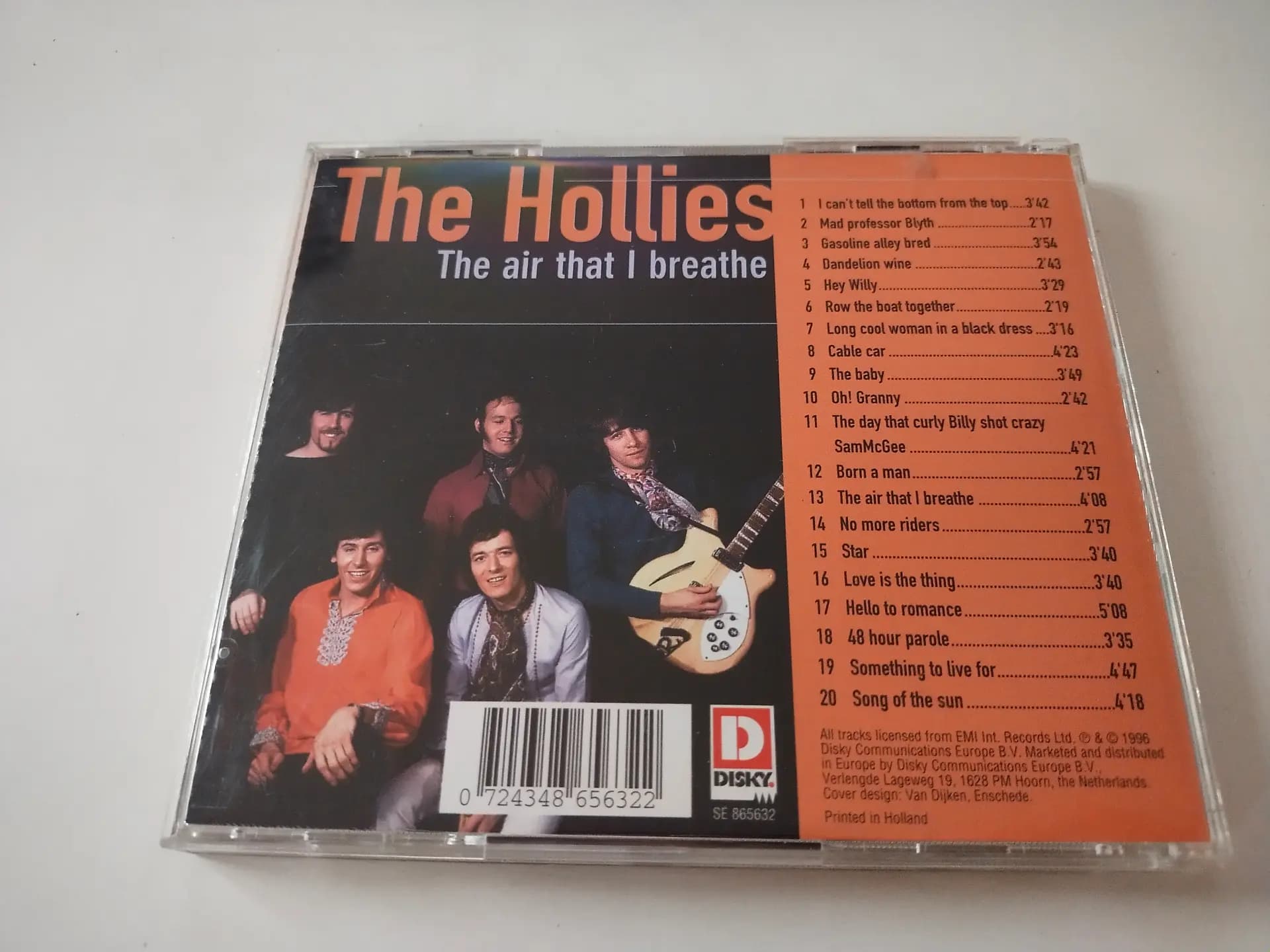 Główne zdjęcie - The Hollies - The Air That I Breathe
