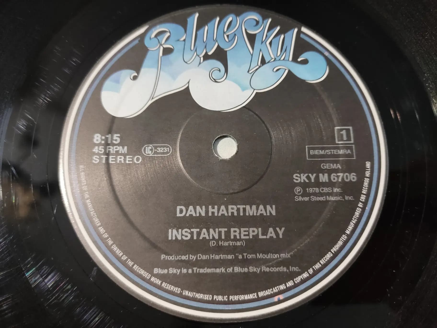 Główne zdjęcie - Dan Hartman - Instant Replay