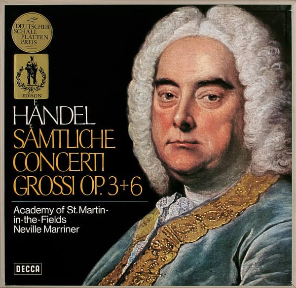 Główne zdjęcie - Händel, Sir Neville Marriner - Sämtliche Concerti Grossi Op. 3+6