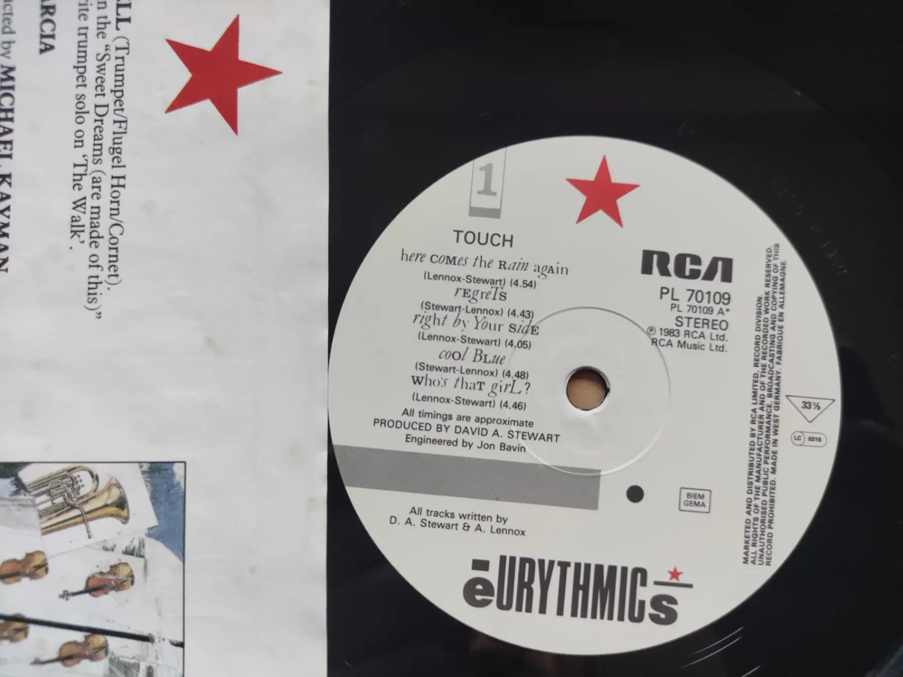 Główne zdjęcie - Eurythmics - Touch