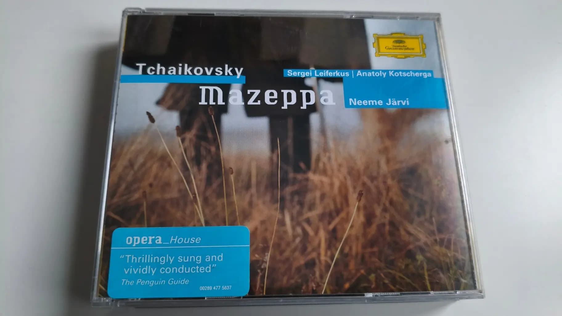 Okładka płyty Tchaikovsky, Leiferkus, Kotcherga, Järvi - Mazeppa