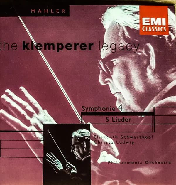 Główne zdjęcie - Mahler, Schwarzkopf, Ludwig - Symphonie 4  5 Lieder
