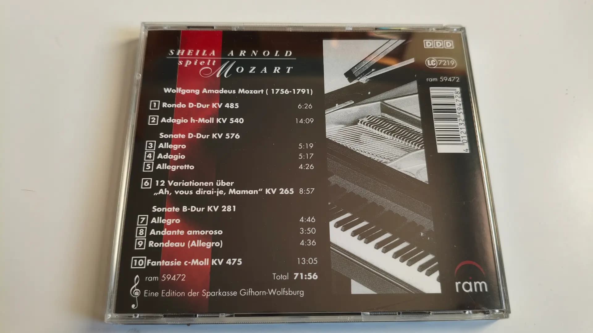 Główne zdjęcie - Sheila Arnold - Spielt Wolfgang Amadeusz Mozart