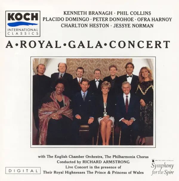 Okładka płyty Branagh, Collins, omingo - A Royal Gala Concert