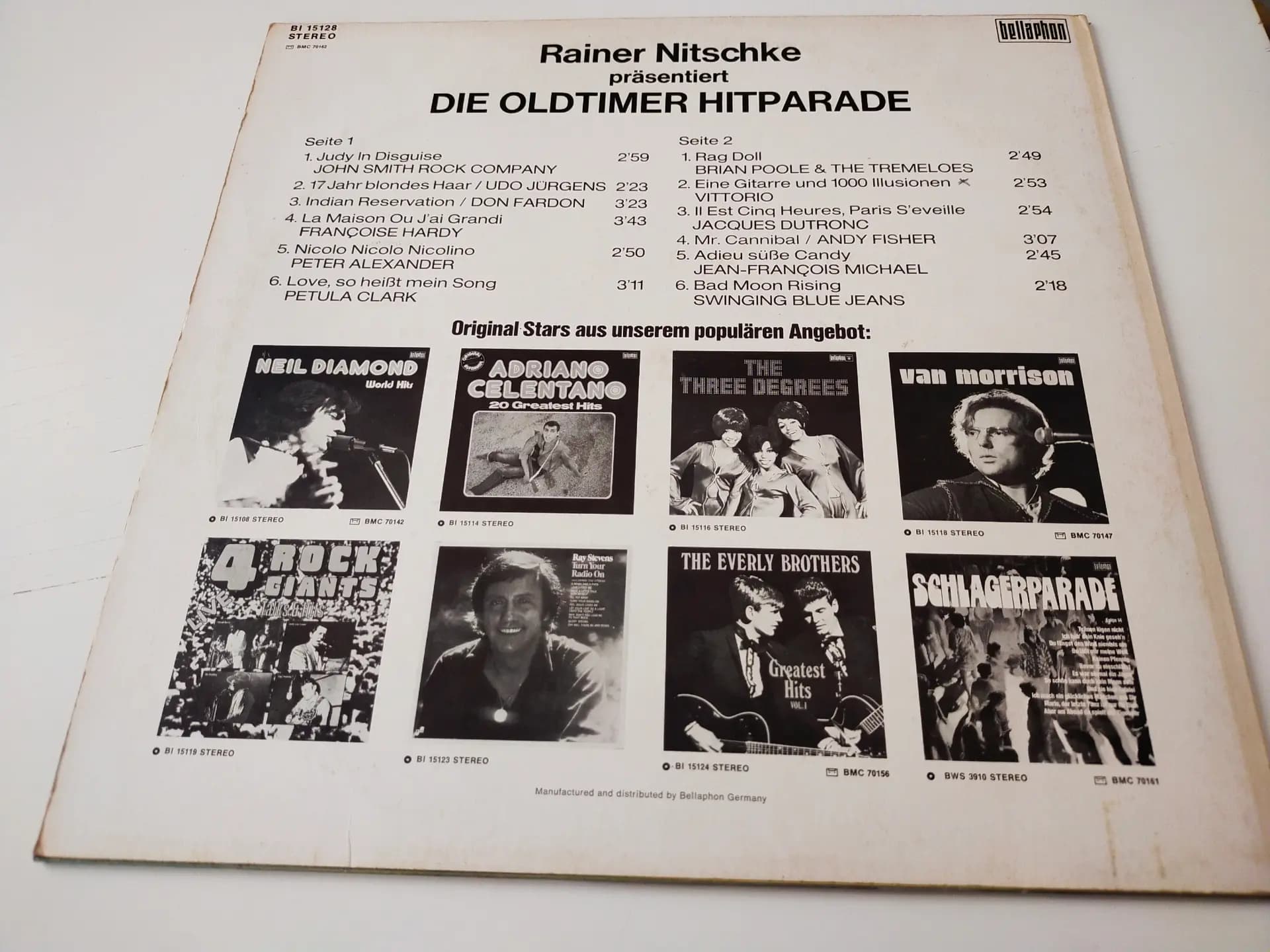 Główne zdjęcie - Various - Rainer Nitschke Präsentiert Die Oldtimer Hitparade