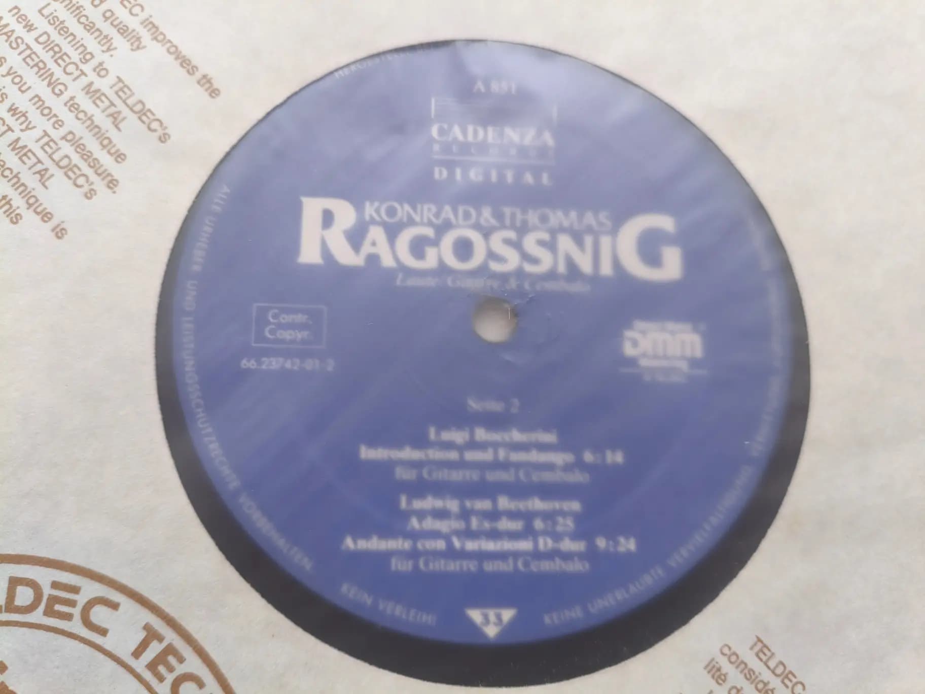 Główne zdjęcie - Ragossnig, Boccherini - Laute, Gitarre & Cembalo