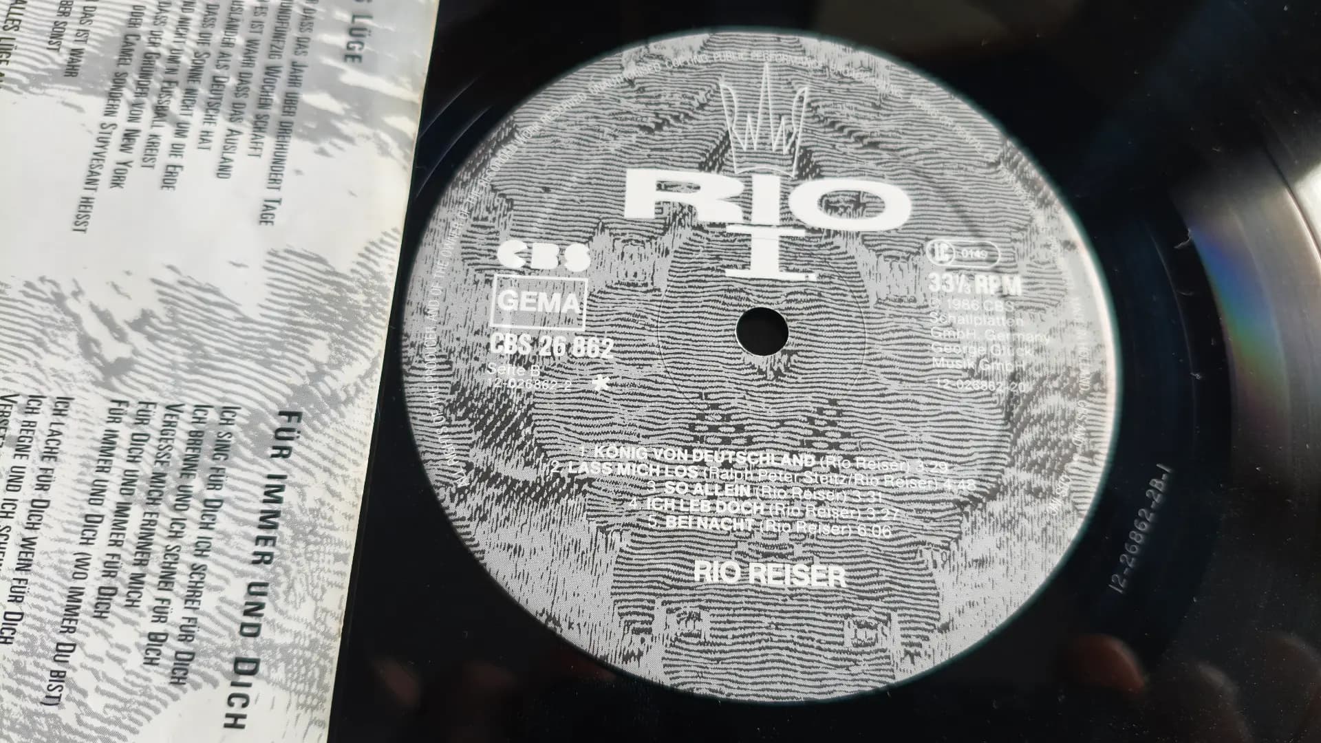 Główne zdjęcie - Rio Reiser - Rio I.