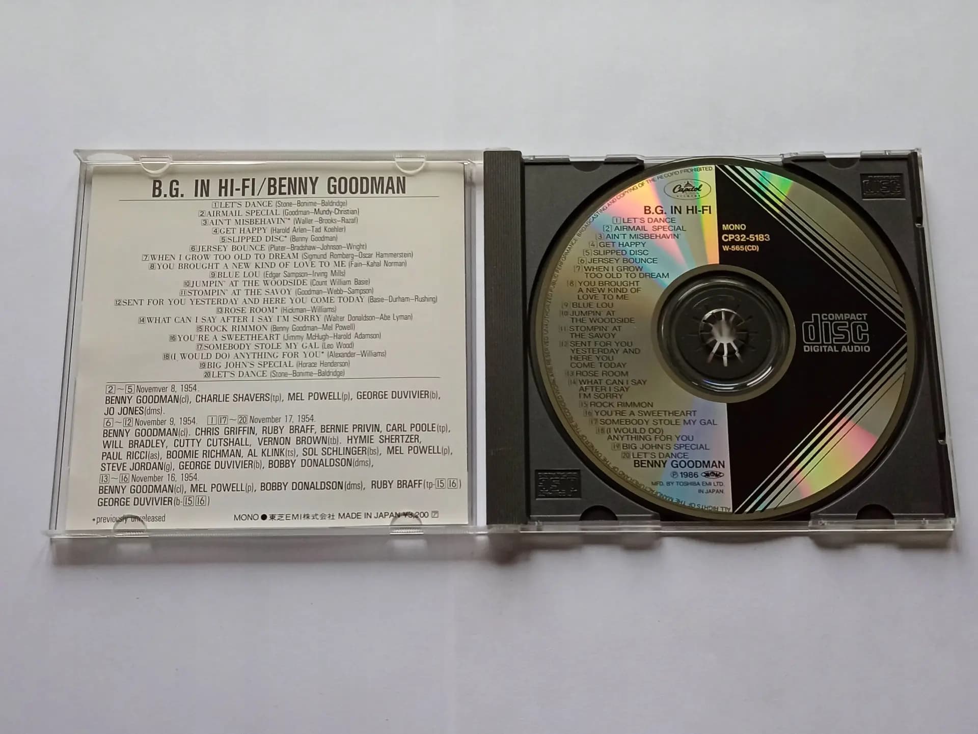 Główne zdjęcie - Benny Goodman - B.G. In Hi Fi
