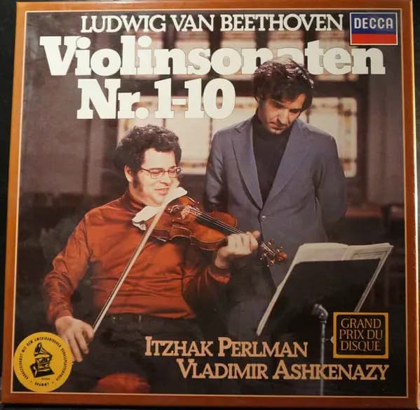 Okładka płyty Beethoven, Ashkenazy - Violinsonaten Nr. 1-10