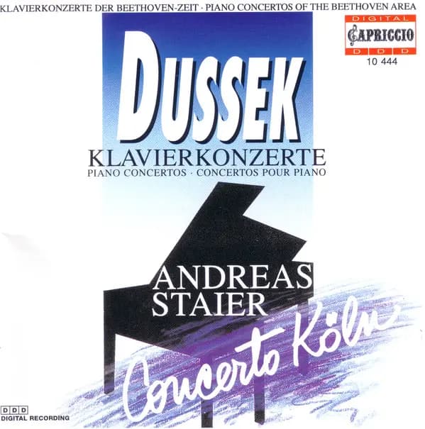 Okładka płyty Jan Ladislav Dusík, Staier, Concerto Köln - Klavierkonzerte