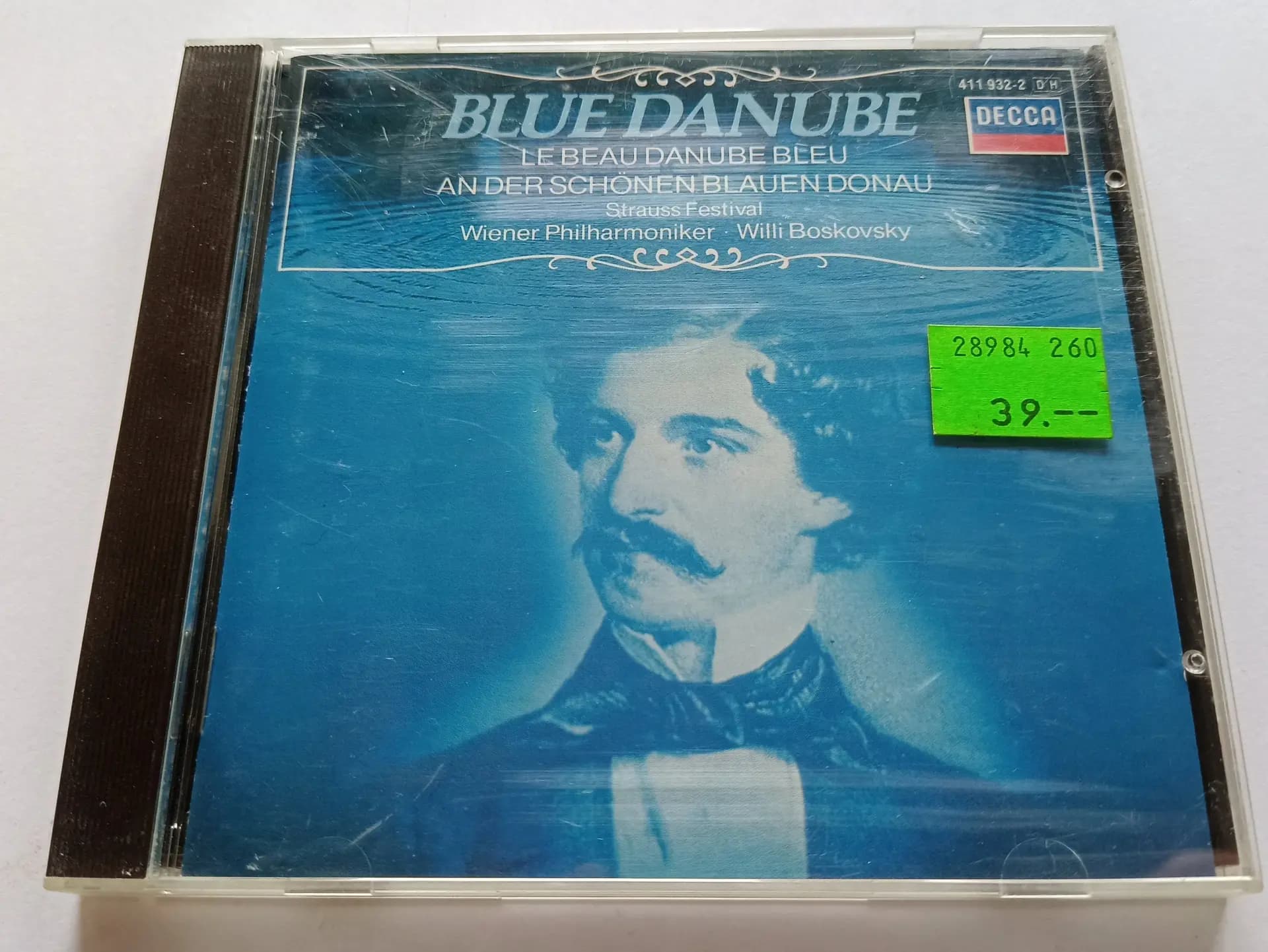 Główne zdjęcie - Vienna Philharmonic, Willi Boskovsky - Blue Danube Strauss Festival