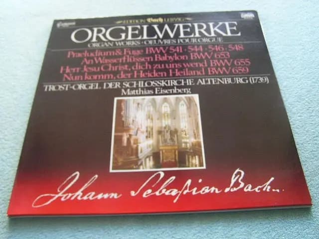 Główne zdjęcie - BACH - ORGELWERKE - EISENBERG - BACH - ORGELWERKE - EISENBERG