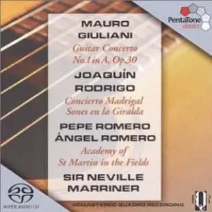 Okładka płyty Pepe Romero, Angel Romero, Sir Neville Marriner - Guitar Concerto No. 1