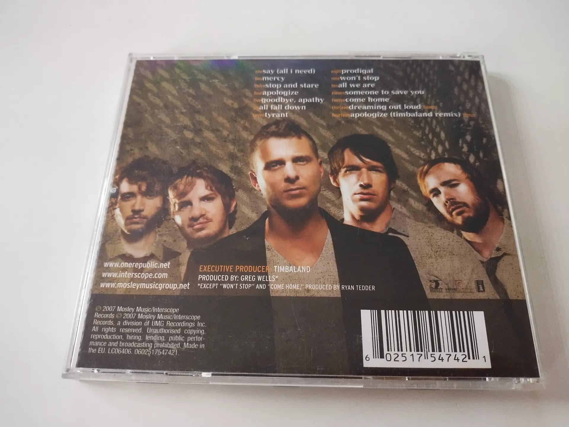 Główne zdjęcie - OneRepublic - Dreaming Out Loud