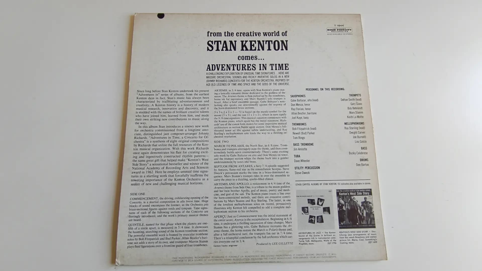 Główne zdjęcie - Stan Kenton - Adventures In Time, A Concerto For Orchestra
