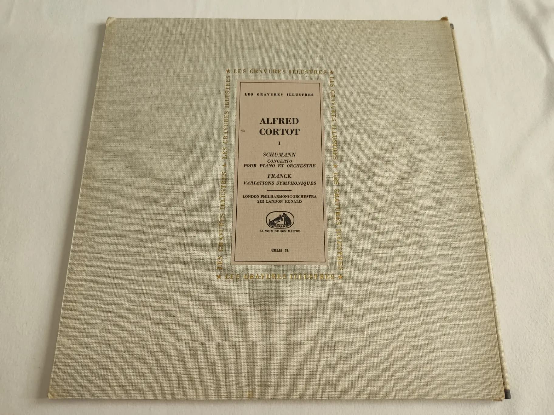 Okładka płyty Alfred Cortot - Concerto Pour Piano Et Orchestre