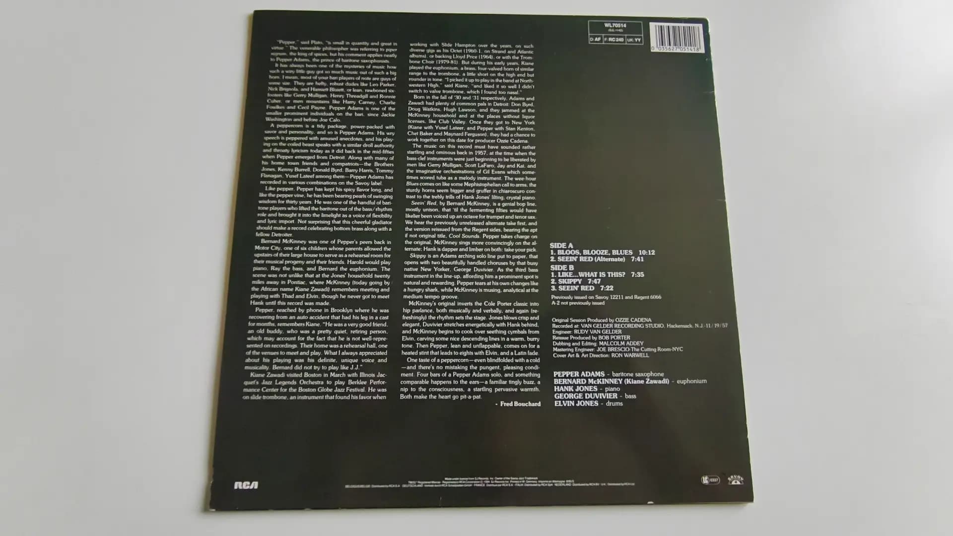Główne zdjęcie - Pepper Adams - Pure Pepper