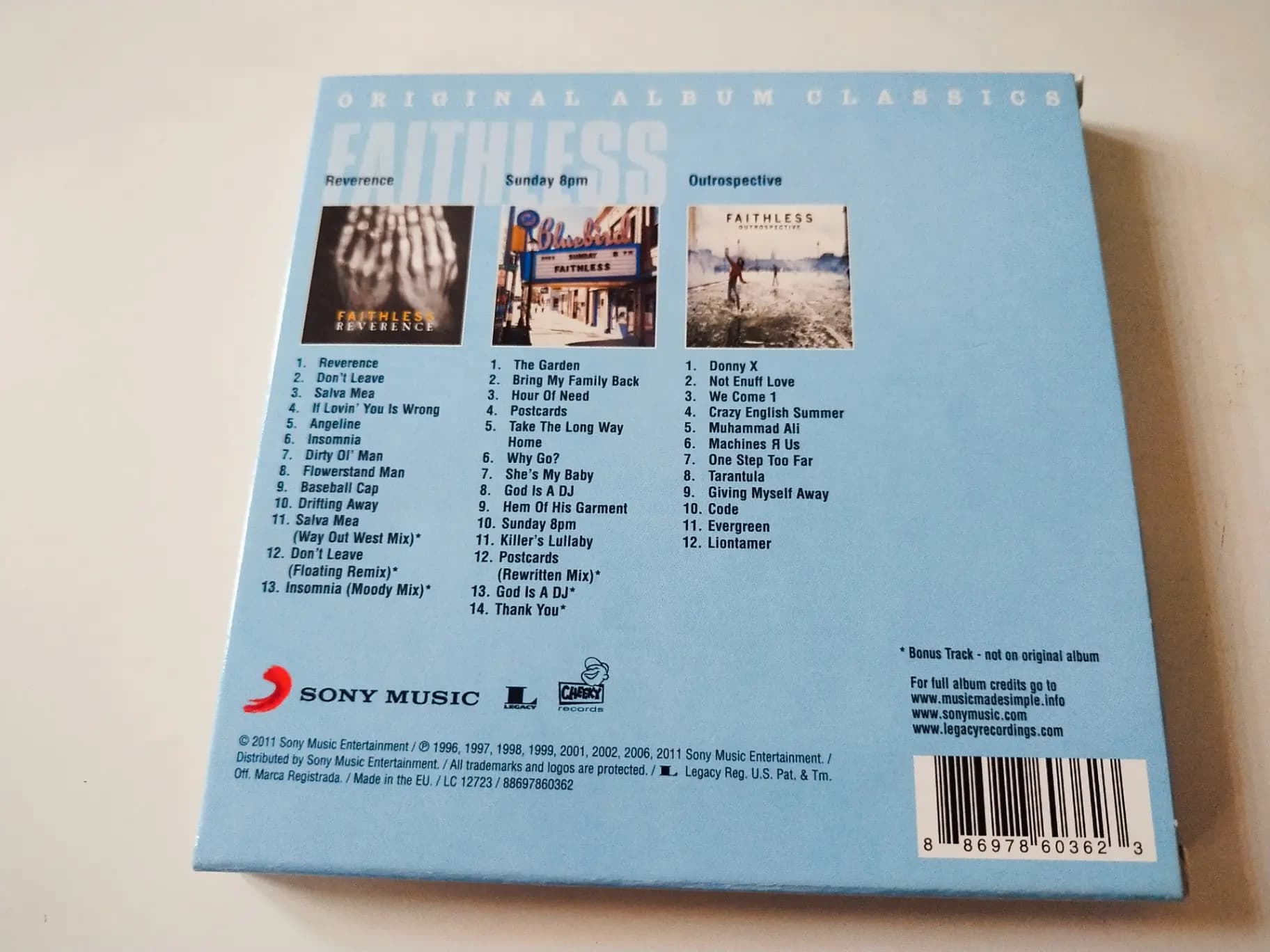 Główne zdjęcie - Faithless - Original Album Classics