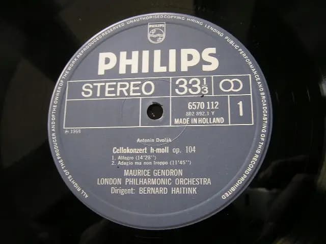 Główne zdjęcie - Maurice Gendron - Dvořák - Cello Concerto - Maurice Gendron - Dvořák - Cello Concerto