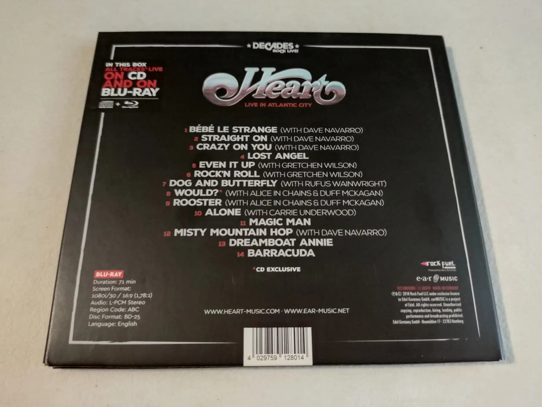 Główne zdjęcie - Heart - Live In Atlantic City