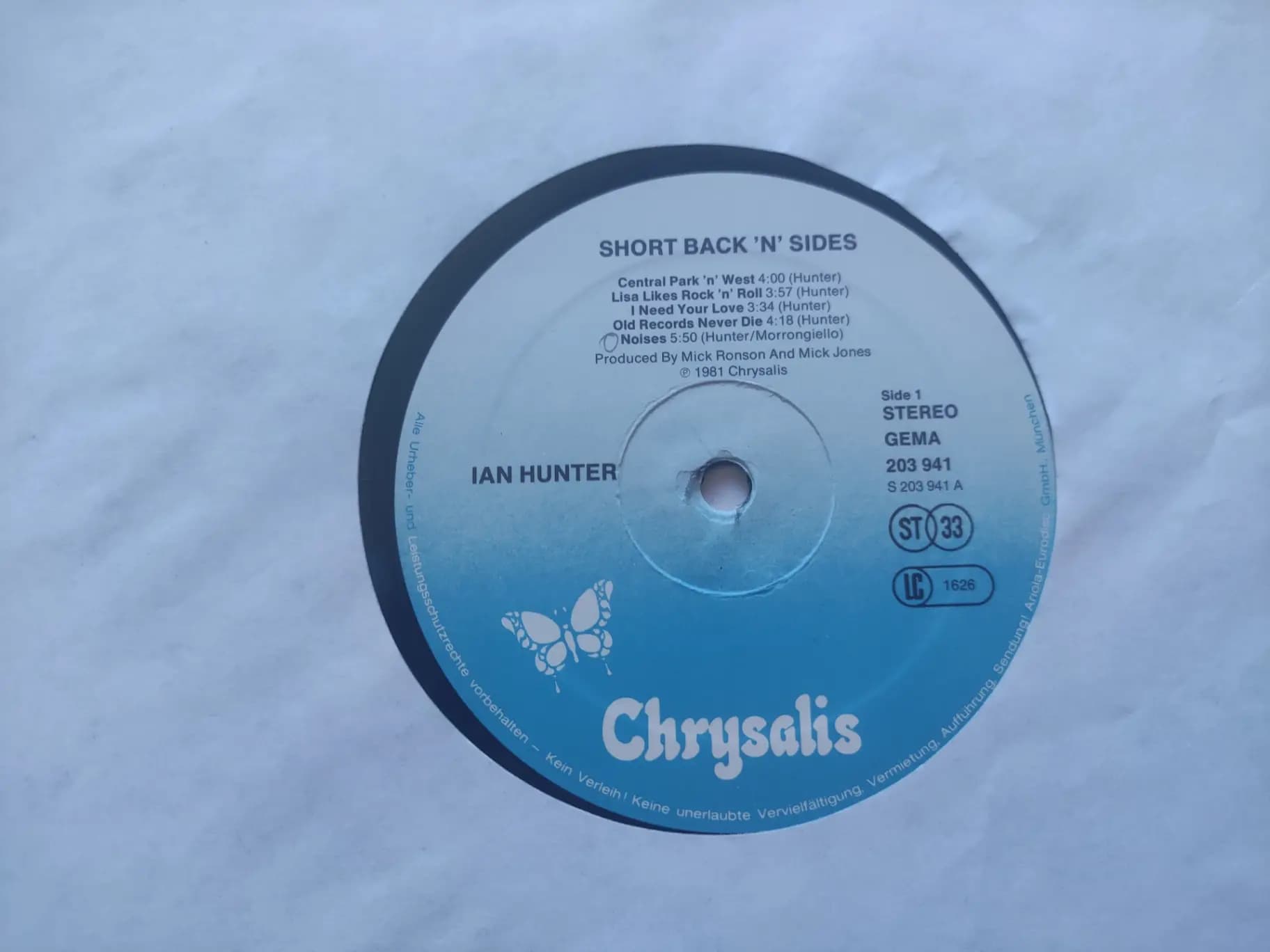 Główne zdjęcie - Ian Hunter - Short Back N' Sides