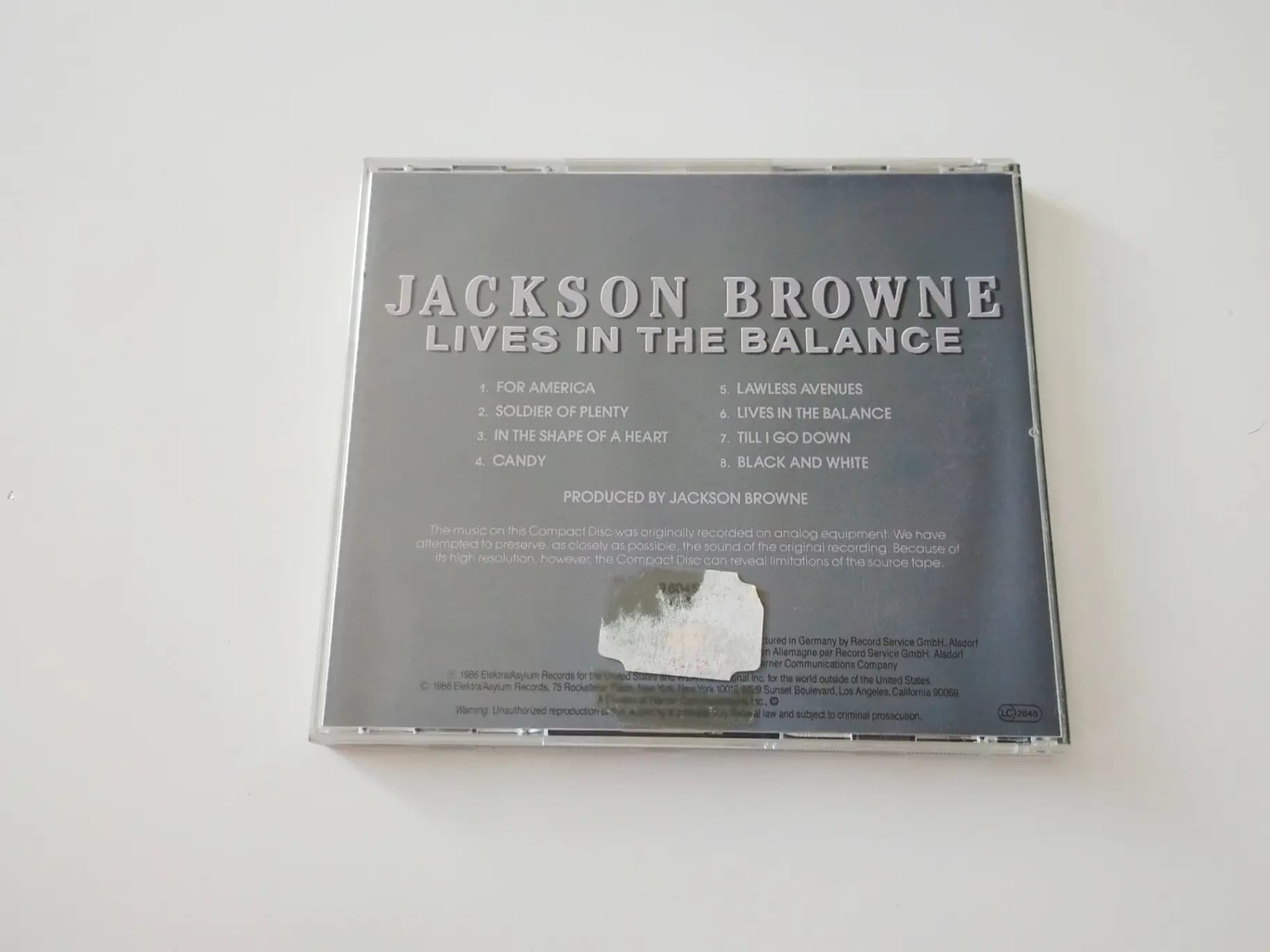 Główne zdjęcie - Jackson Browne - Lives In The Balance
