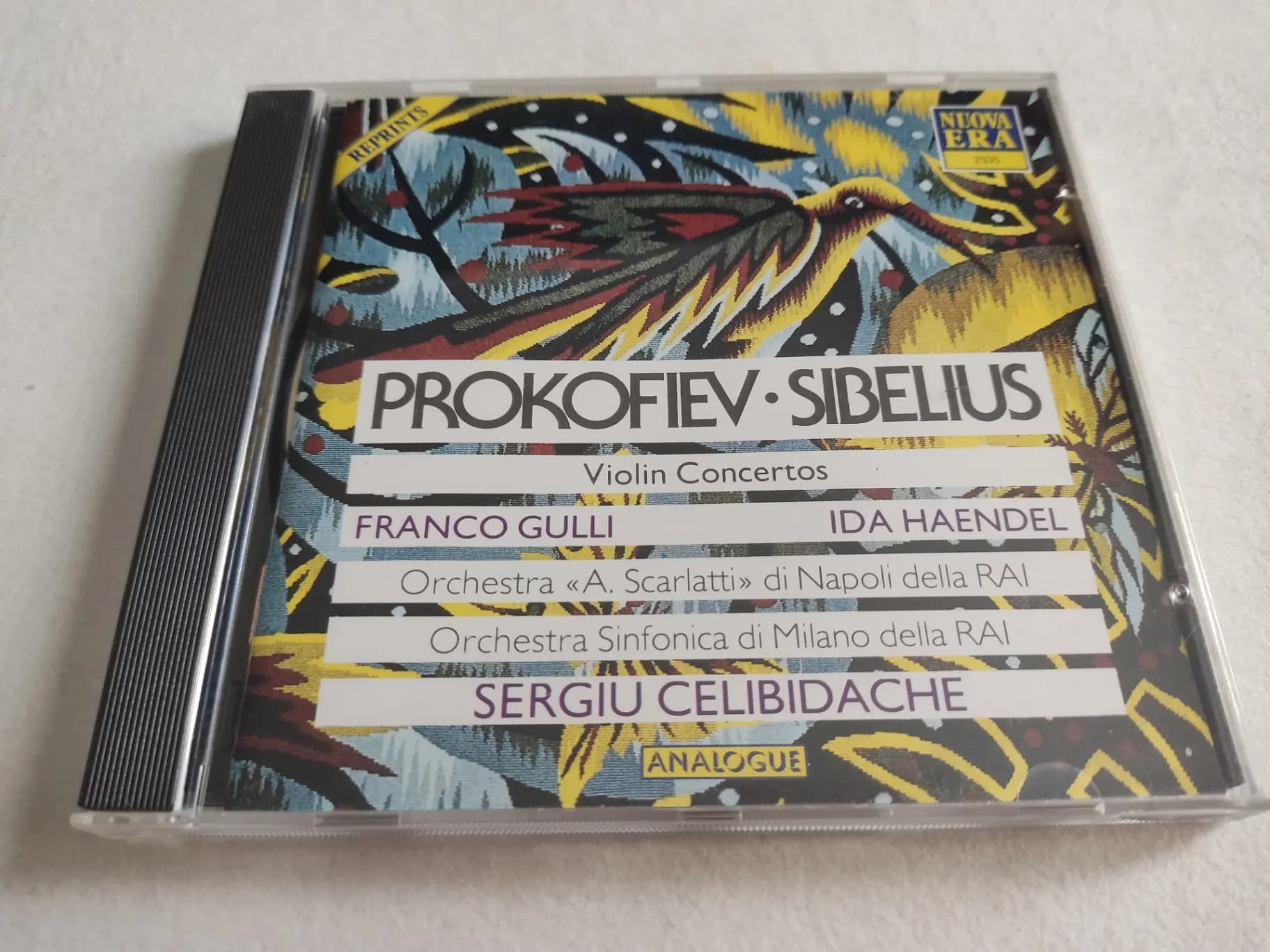 Okładka płyty Sergei Prokofiev, Jean Sibelius, Franco Gulli - Violin Concertos