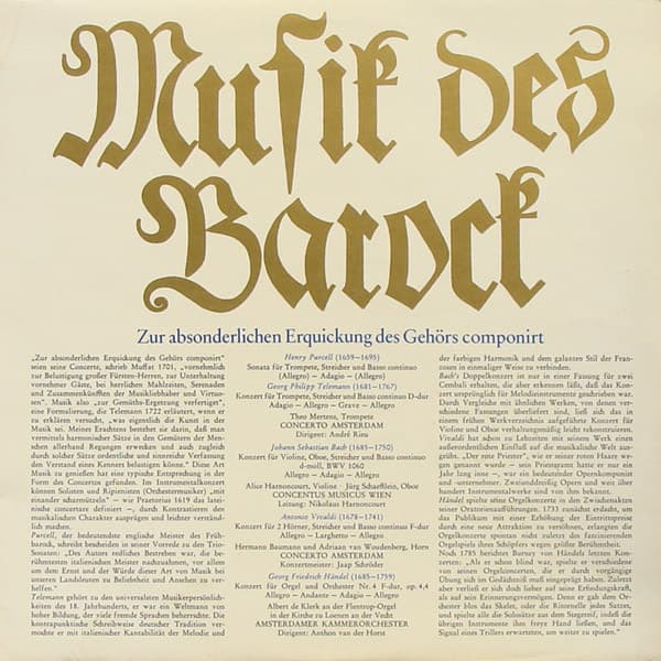 Główne zdjęcie - Various - Musik Des Barock