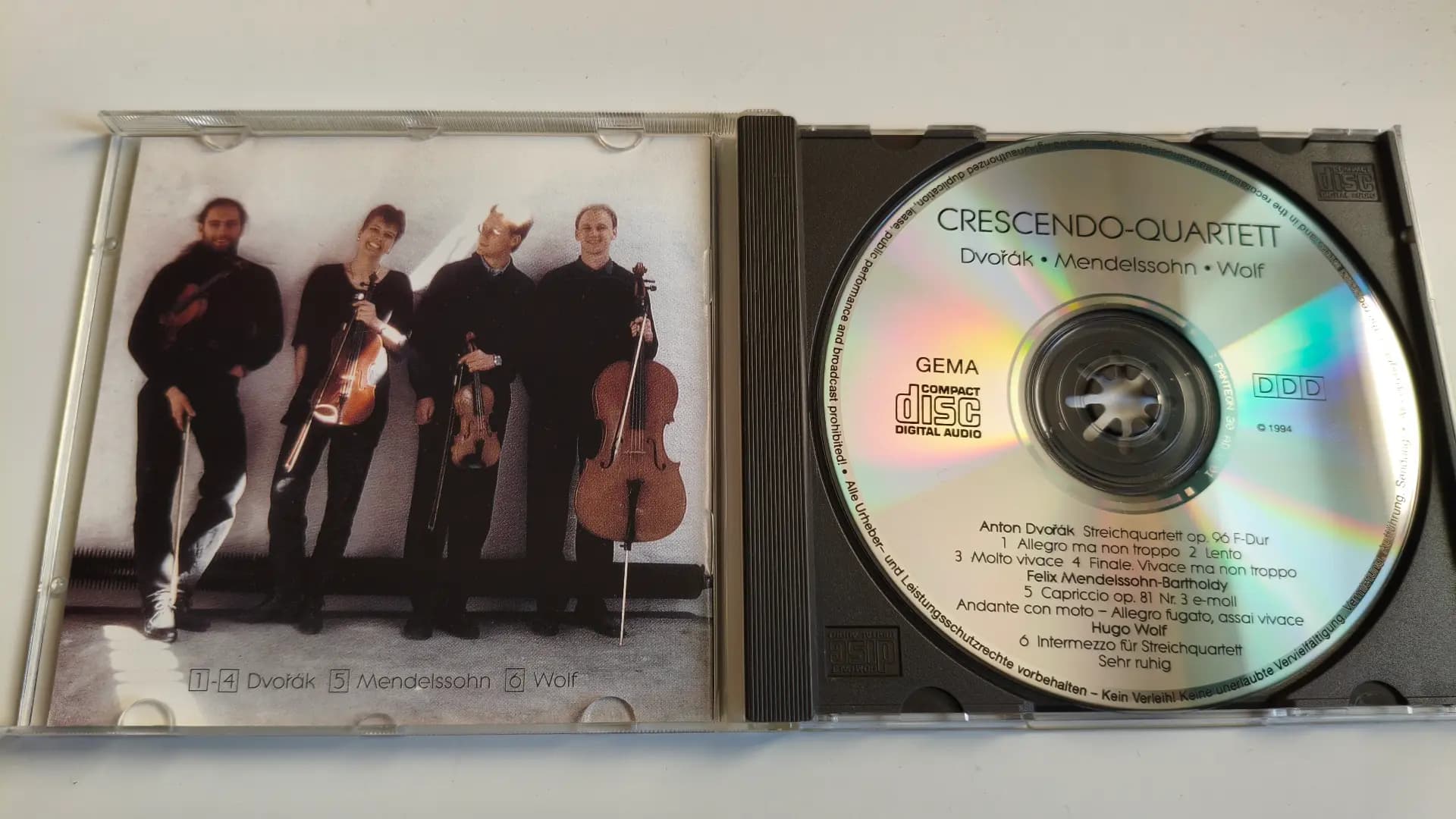 Główne zdjęcie - Crescendo-Quartett, Dvorak Wolf -  Crescendo-Quartett