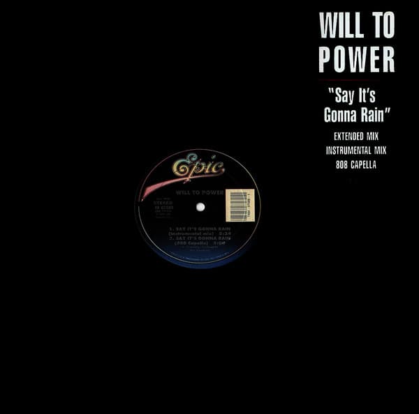 Say It's Gonna Rain - Will To Power