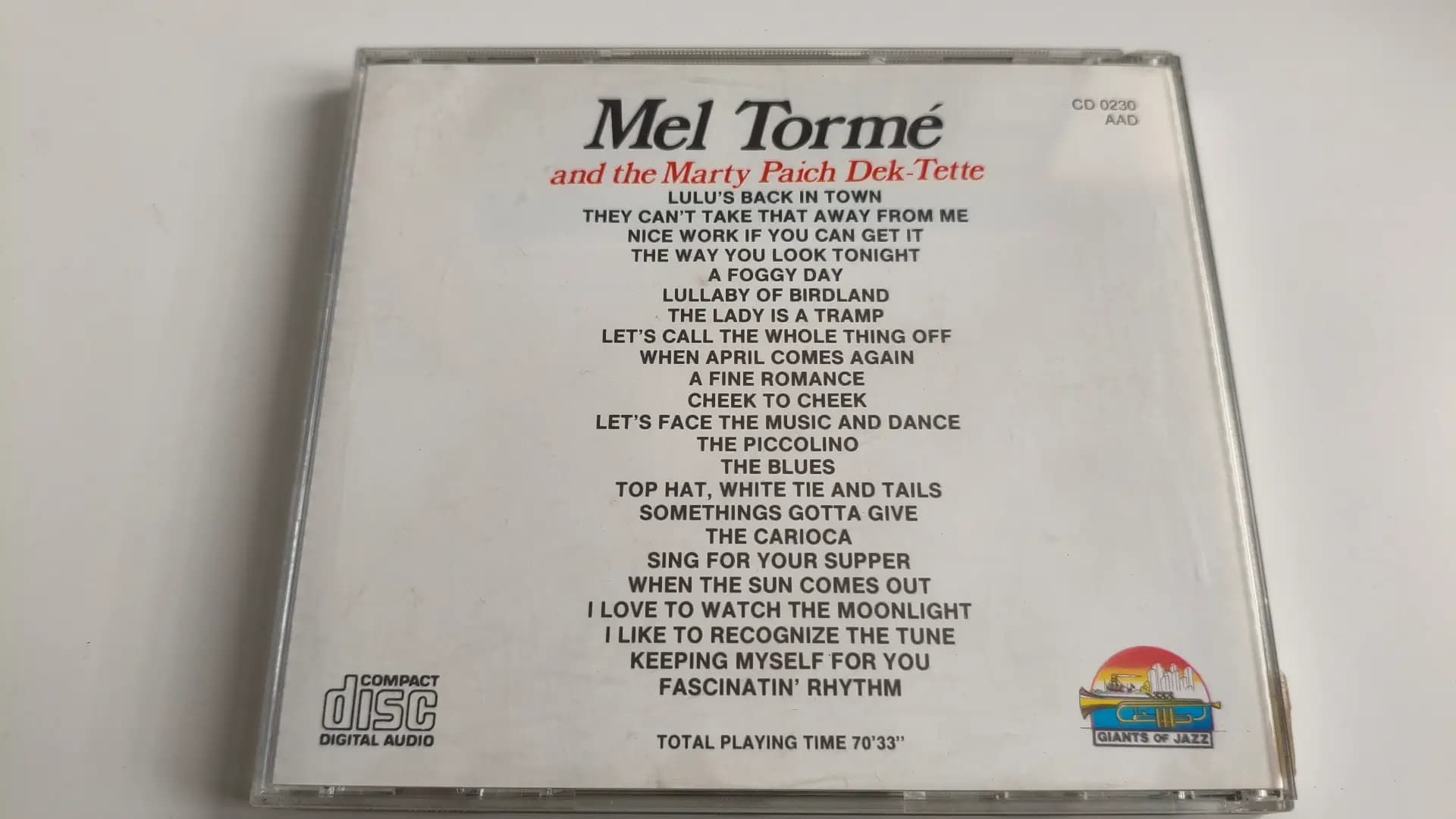 Główne zdjęcie - Mel Tormé, The Marty Paich Dek-Tette - Lulu's Back In Town