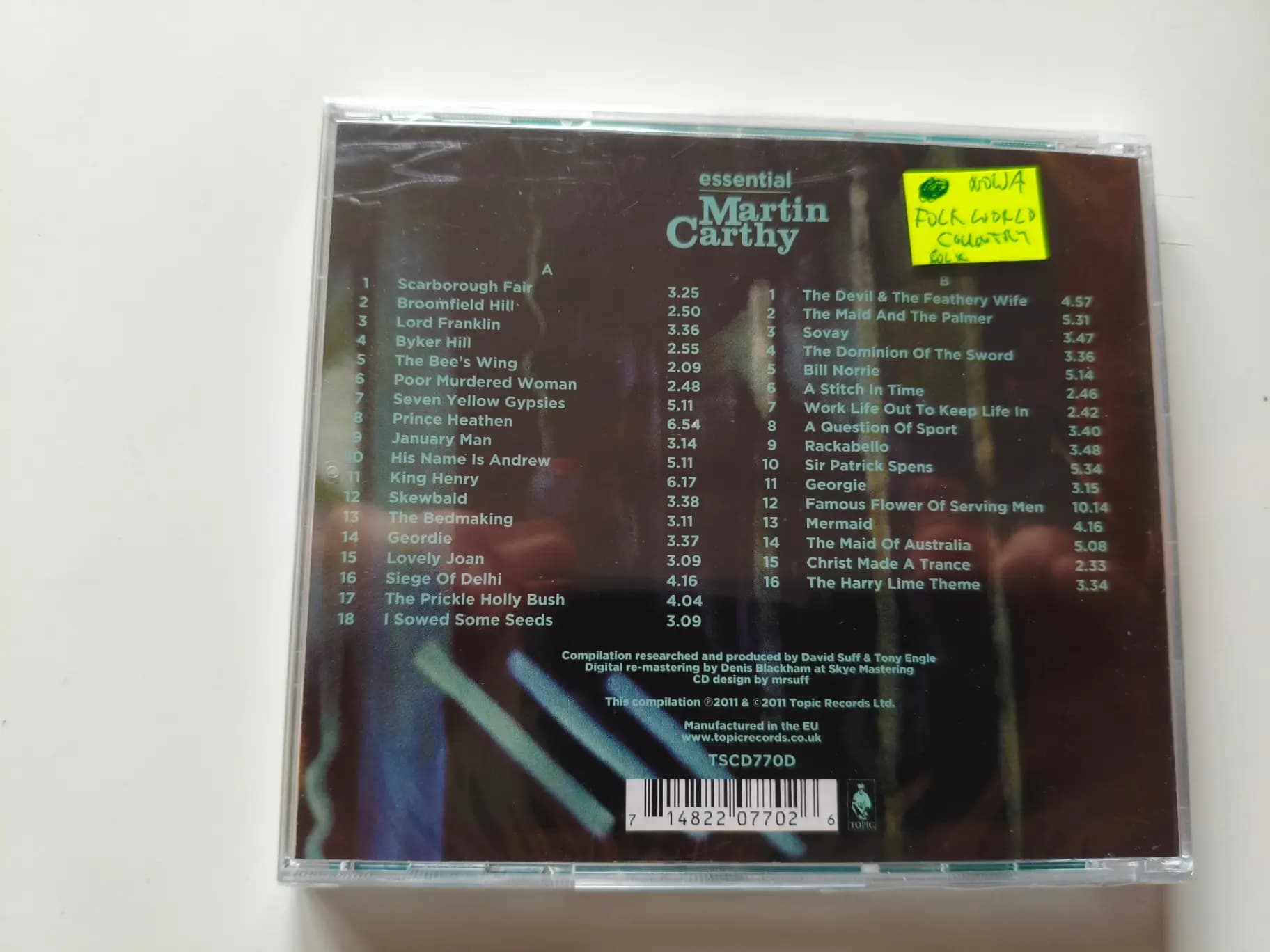 Główne zdjęcie - Martin Carthy - Essential Martin Carthy