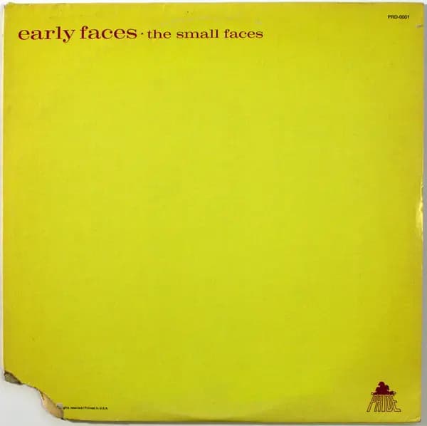 Okładka płyty Small Faces - Early Faces