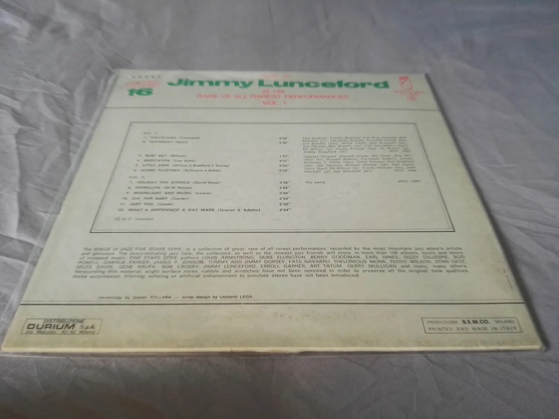 Główne zdjęcie - Jimmy Lunceford - All Rarest Performances Vol. 1