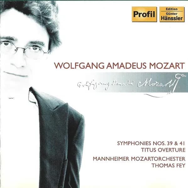 Okładka płyty Mozart, Fey - Symphonies Nos. 39 & 41 / Titus Overture