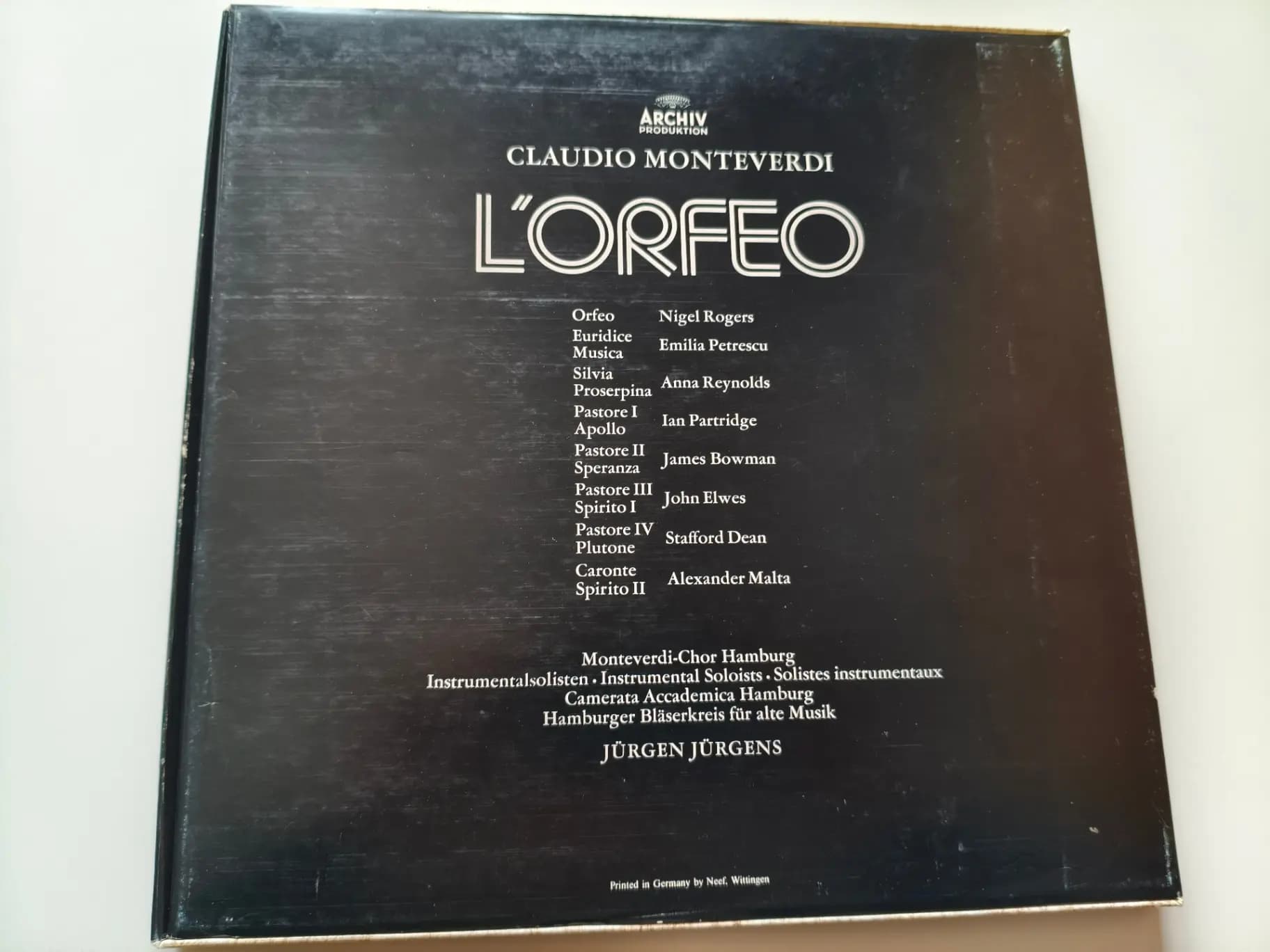 Główne zdjęcie - Monteverdi, Jürgens - L'Orfeo