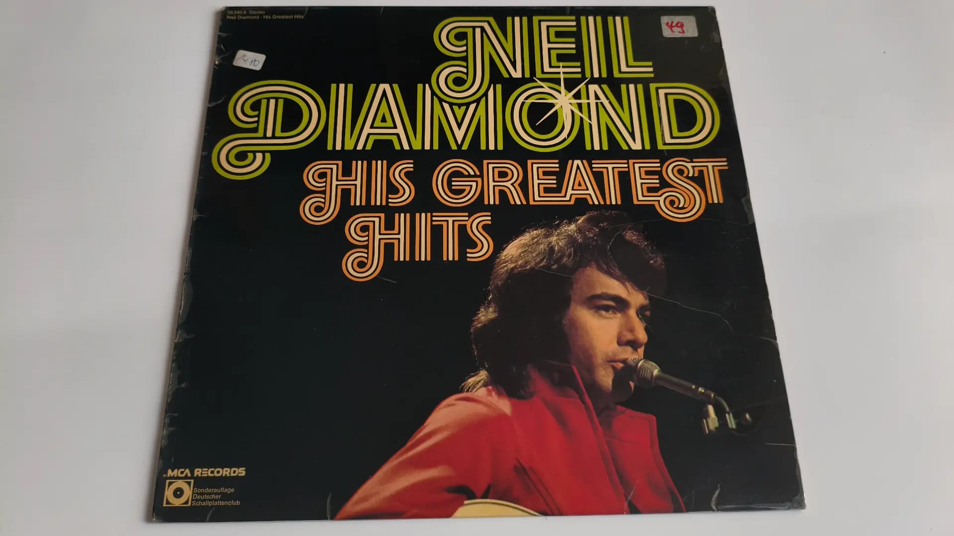 Okładka płyty Neil Diamond - His Greatest Hits