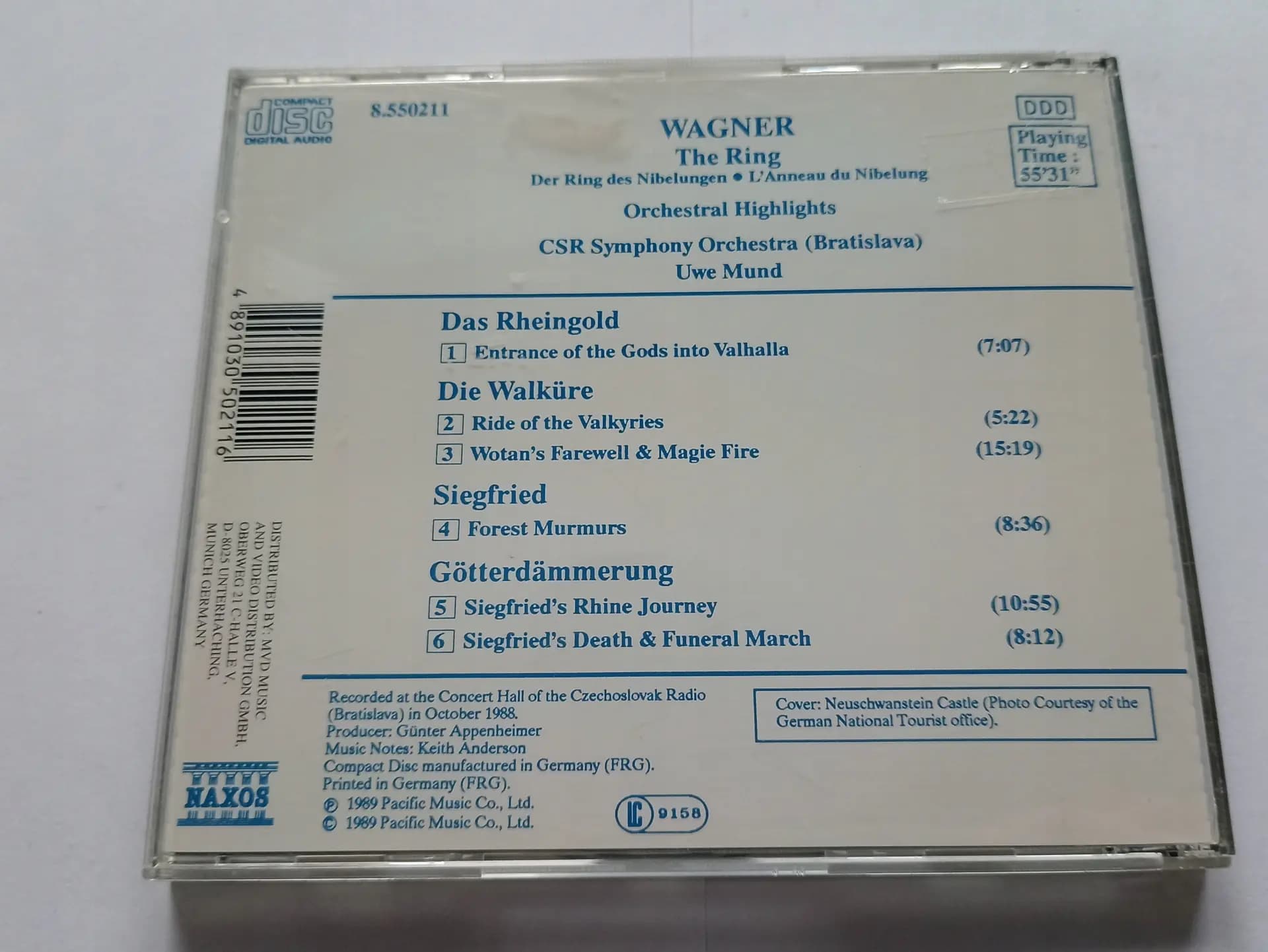 Główne zdjęcie - CSR Symphony Orchestra (Bratislava), Uwe Mund - The Ring (Orchestral Hightlights)