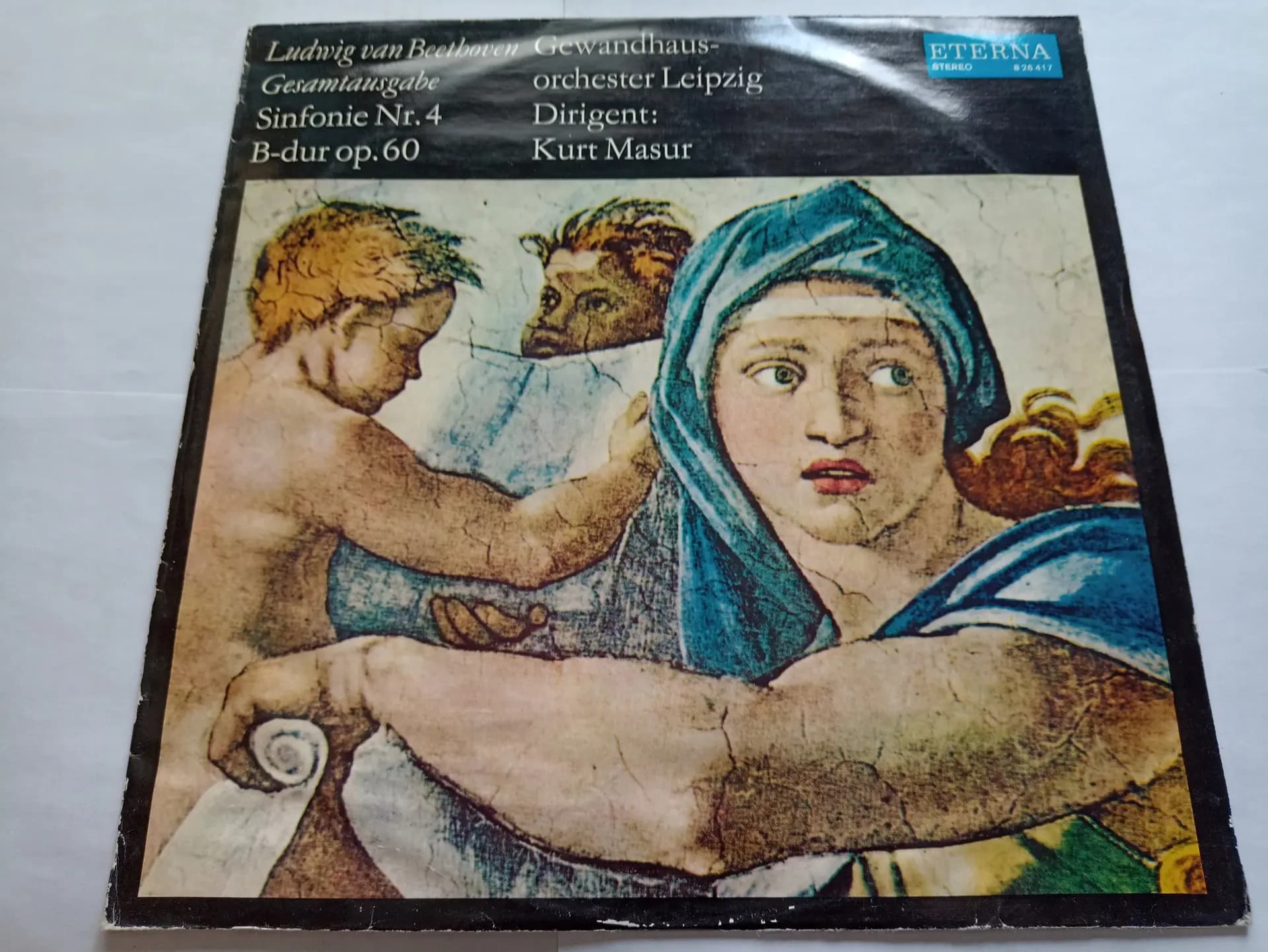 Okładka płyty Beethoven, Gewandhausorchester Leipzig, Kurt Masur - Sinfonie Nr. 4 B dur Op. 60