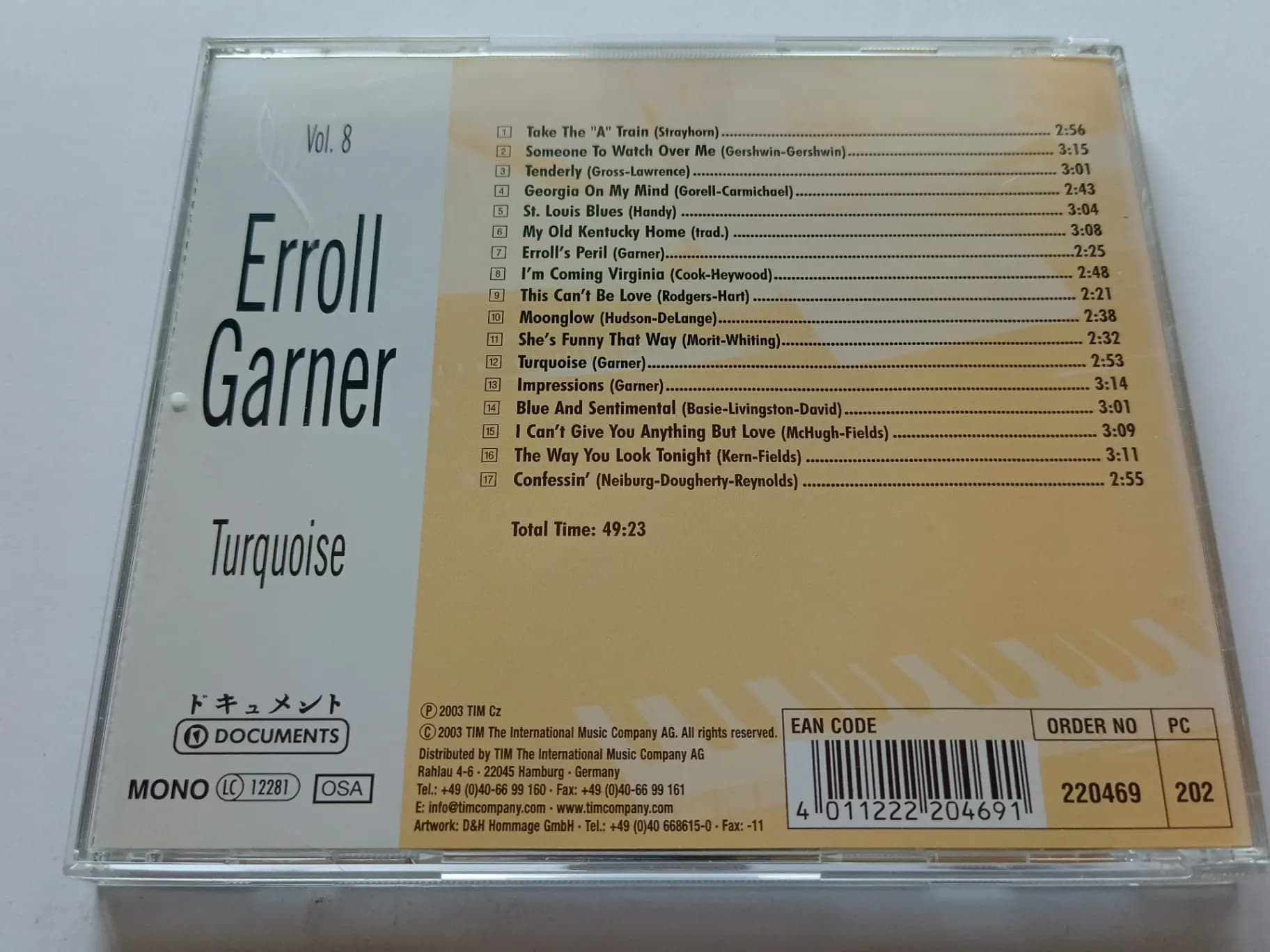 Główne zdjęcie - Erroll Garner - Turquose Vol. 8