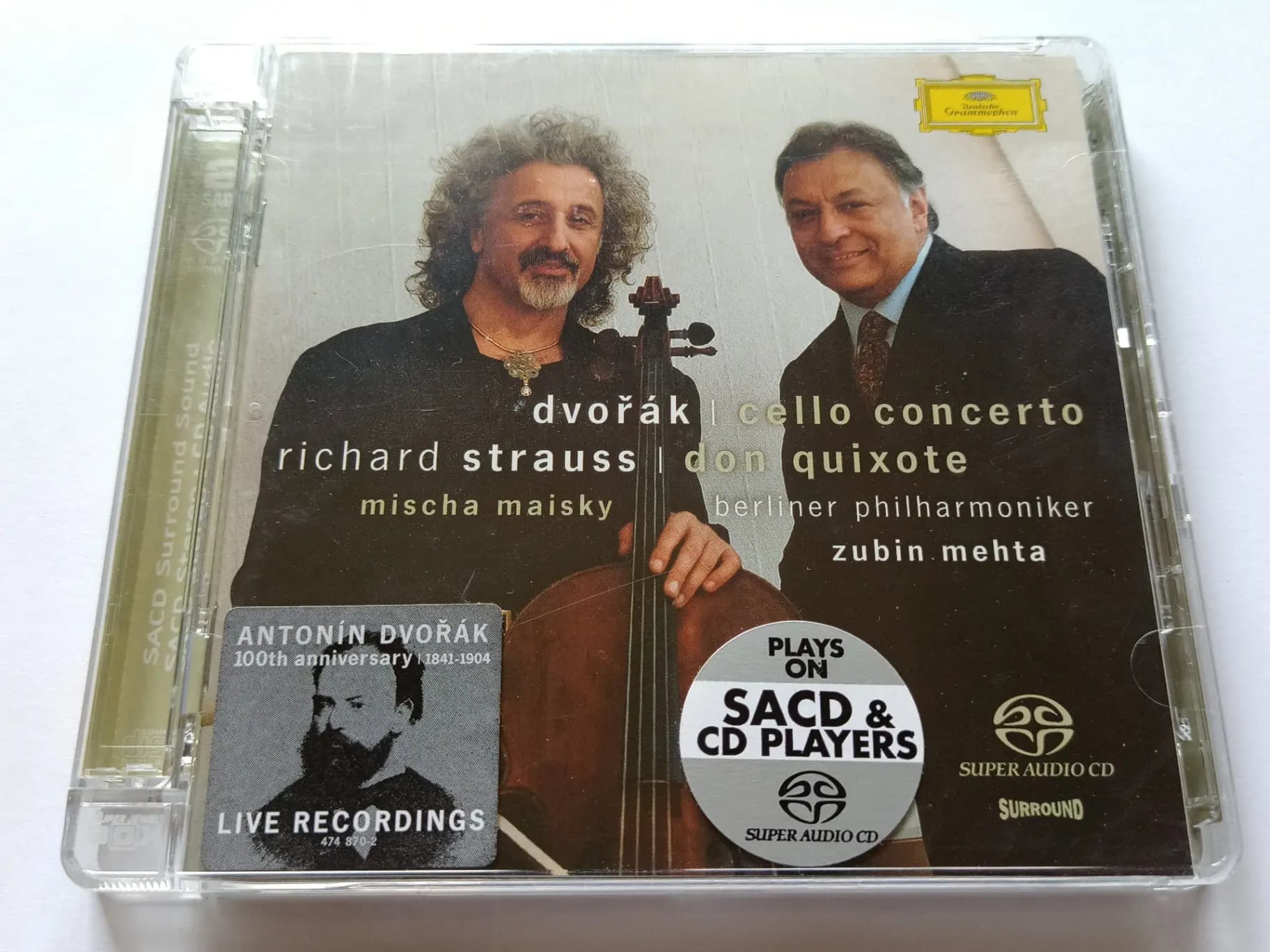 Główne zdjęcie - Antonín Dvořák, Richard Strauss, Mischa Maisky, Berliner Philharmoniker, Zubin Mehta - Cello Concerto, Don Quixote