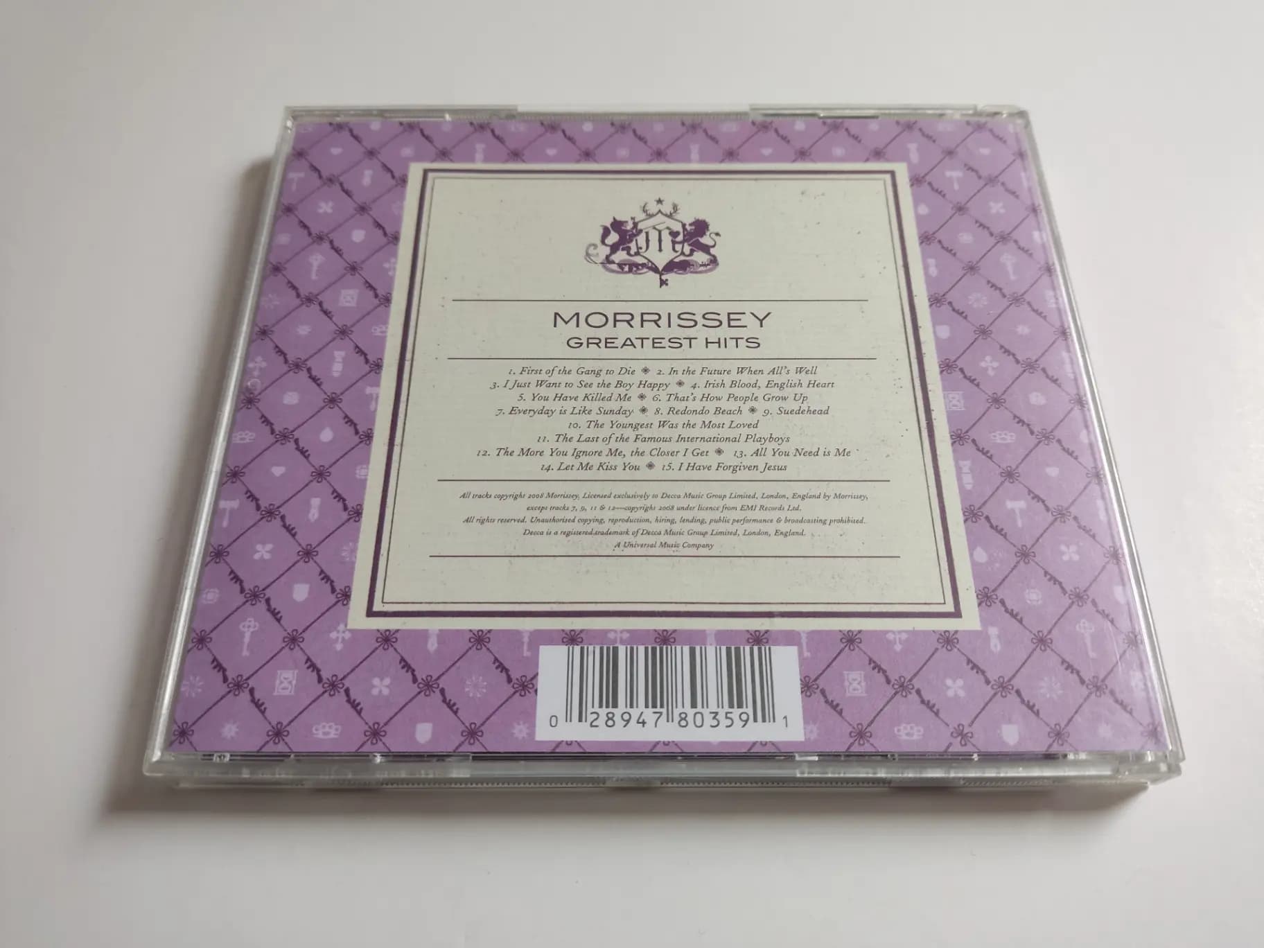 Główne zdjęcie - Morrissey - Greatest Hits