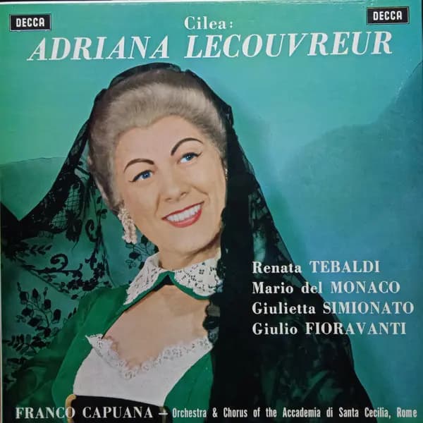 Okładka płyty Cilea, Monaco, Simionato, Fioravanti, Capuana - Adriana Lecouvreur